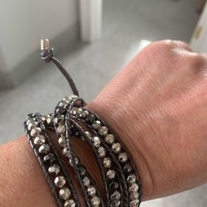 Wrap leather bracelet